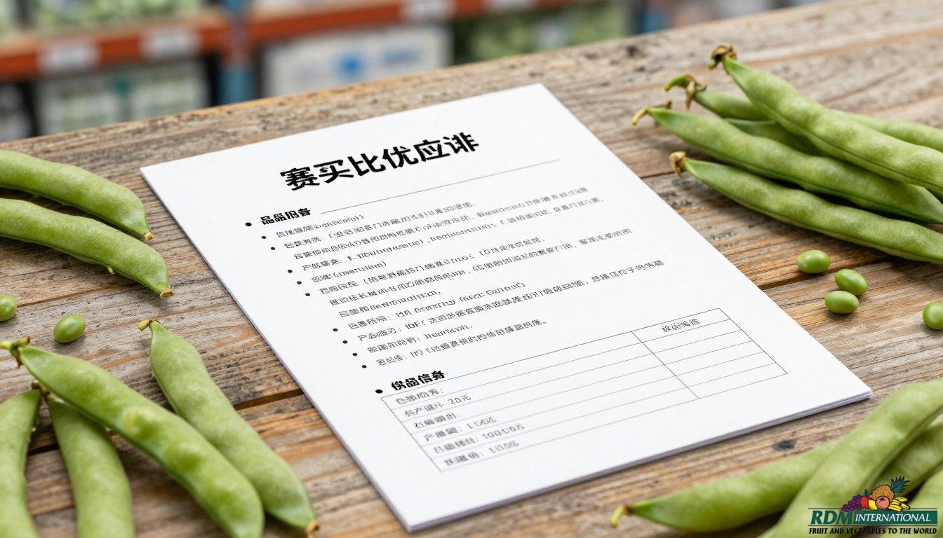 IQF Green Beans Bulk Buying Checklist