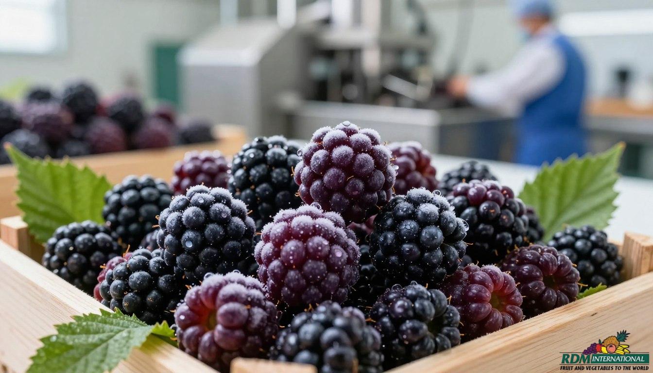 Premium IQF Blackberries for Commercial Production