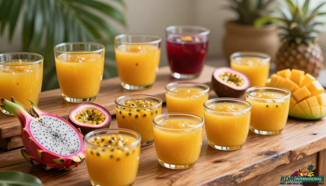 Expanding Your Beverage Line with Exotic Fruit Purees