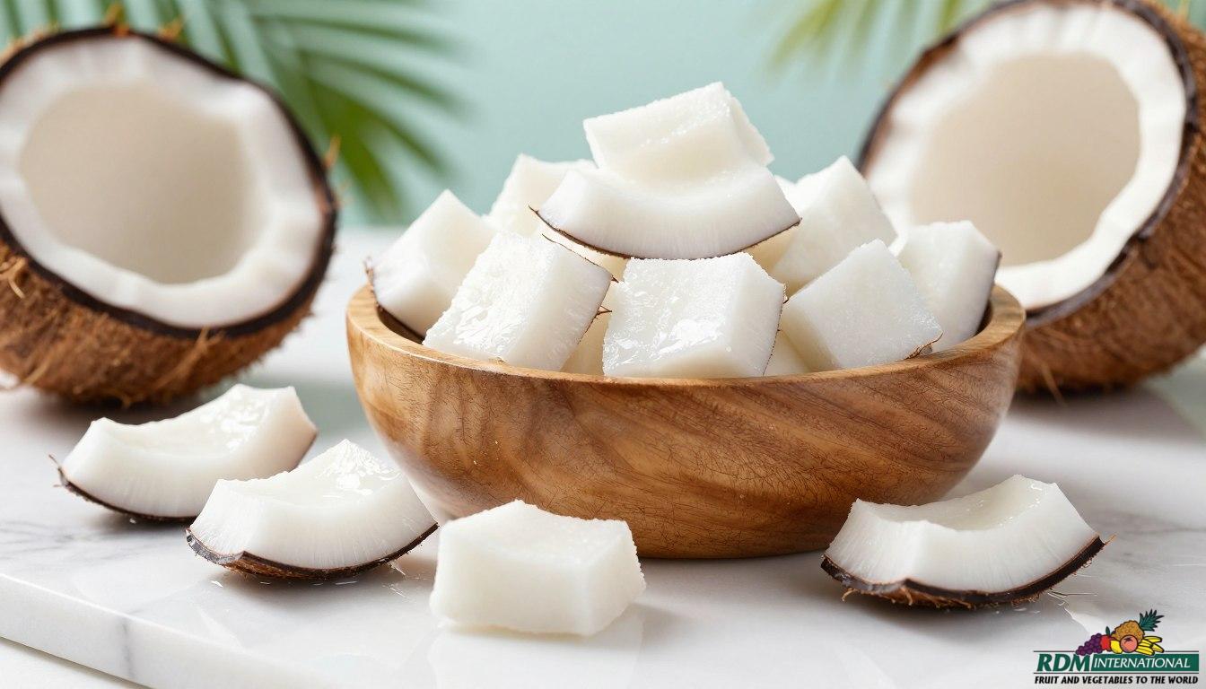 IQF Coconut Chunks for Plant-Based Brands