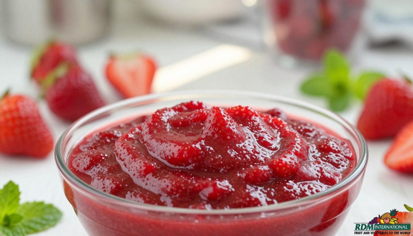 Strawberry Puree for Frozen Dessert Brands