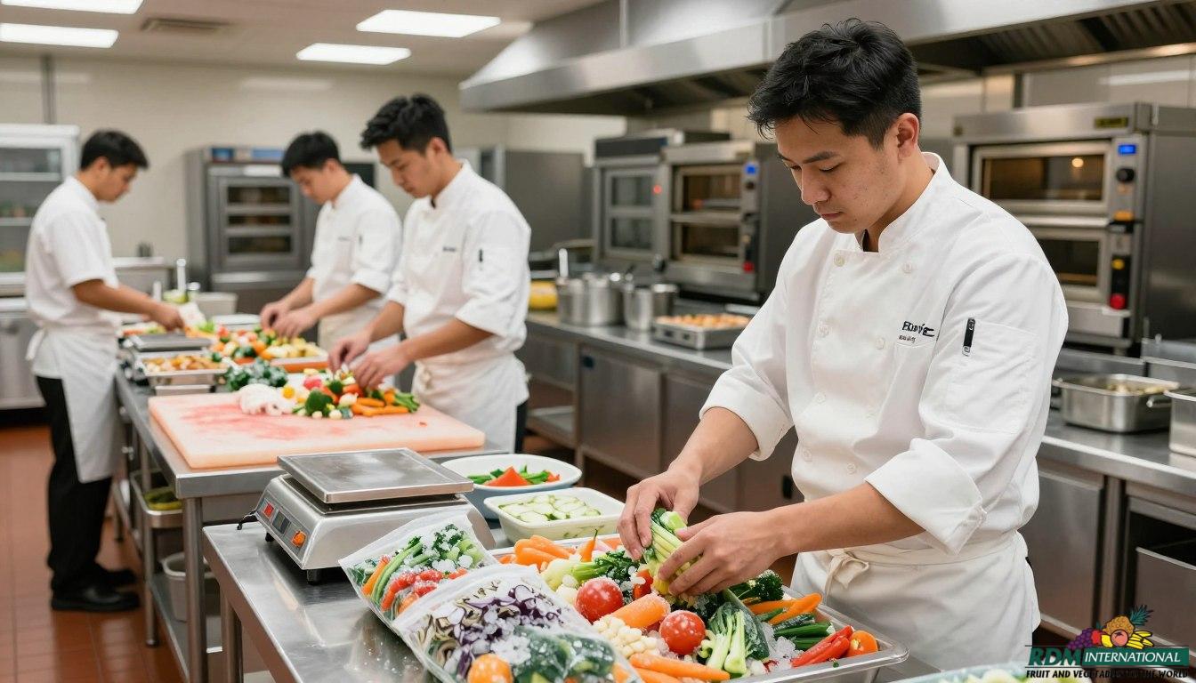High Volume Food Production with Frozen Ingredients