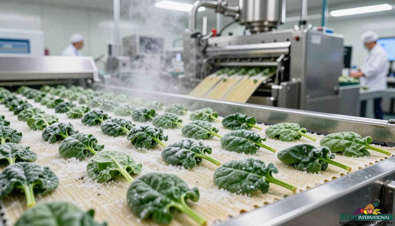 How IQF Spinach Improves Pasta Manufacturing