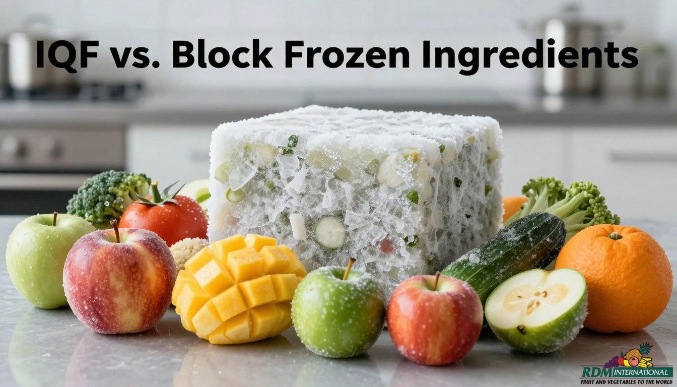 IQF vs. Block Frozen Ingredients