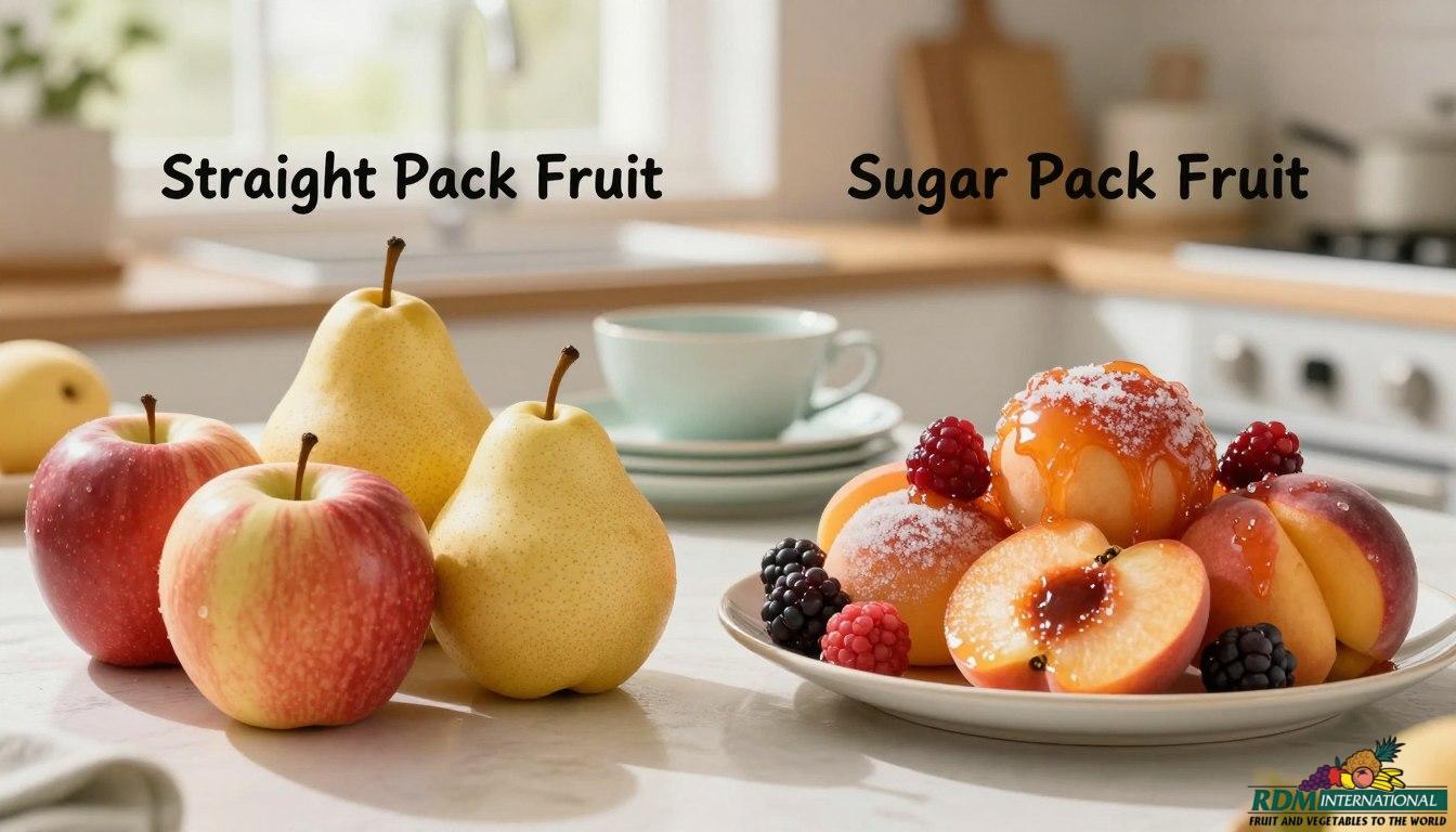 Straight Pack vs. Sugar Pack Fruit